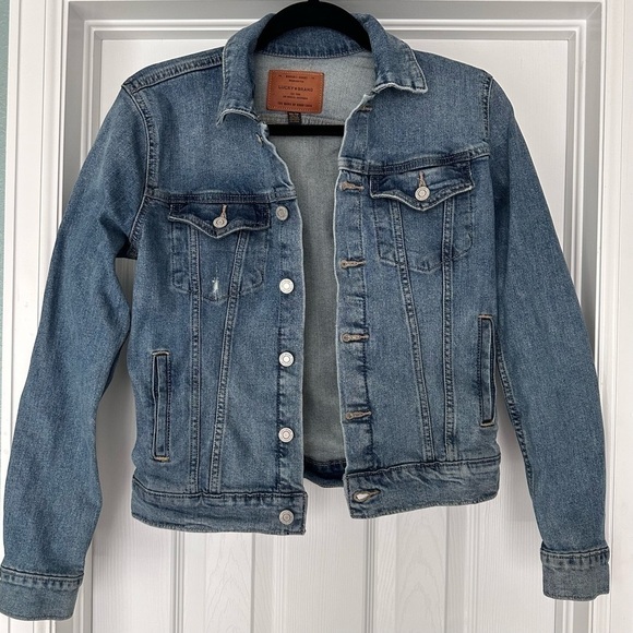 Lucky Brand The Tomboy Trucker Denim Jacket Size XS - Picture 4 of 14